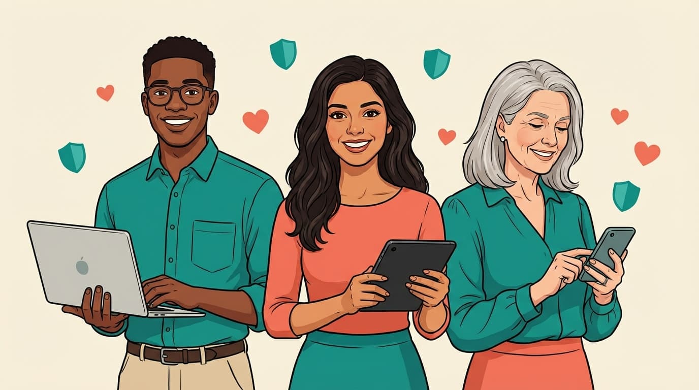 People exploring health insurance options